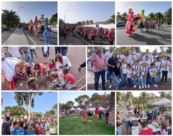 Mosaico de fotos del tercer encuentro comunitario/TA.